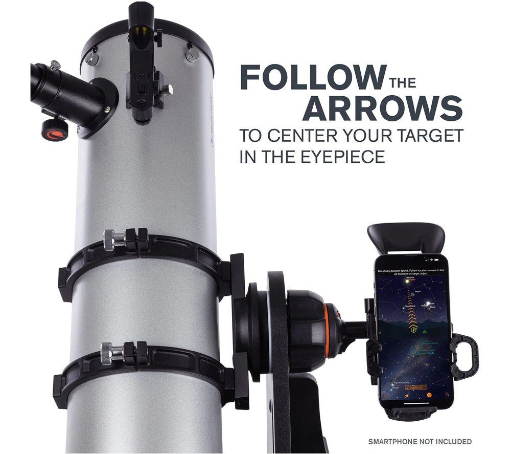 CELESTRON StarSense Explorer 22481-CGL 130AZ Tabletop Dobsonian Telescope - Silver image number 4 of 18
