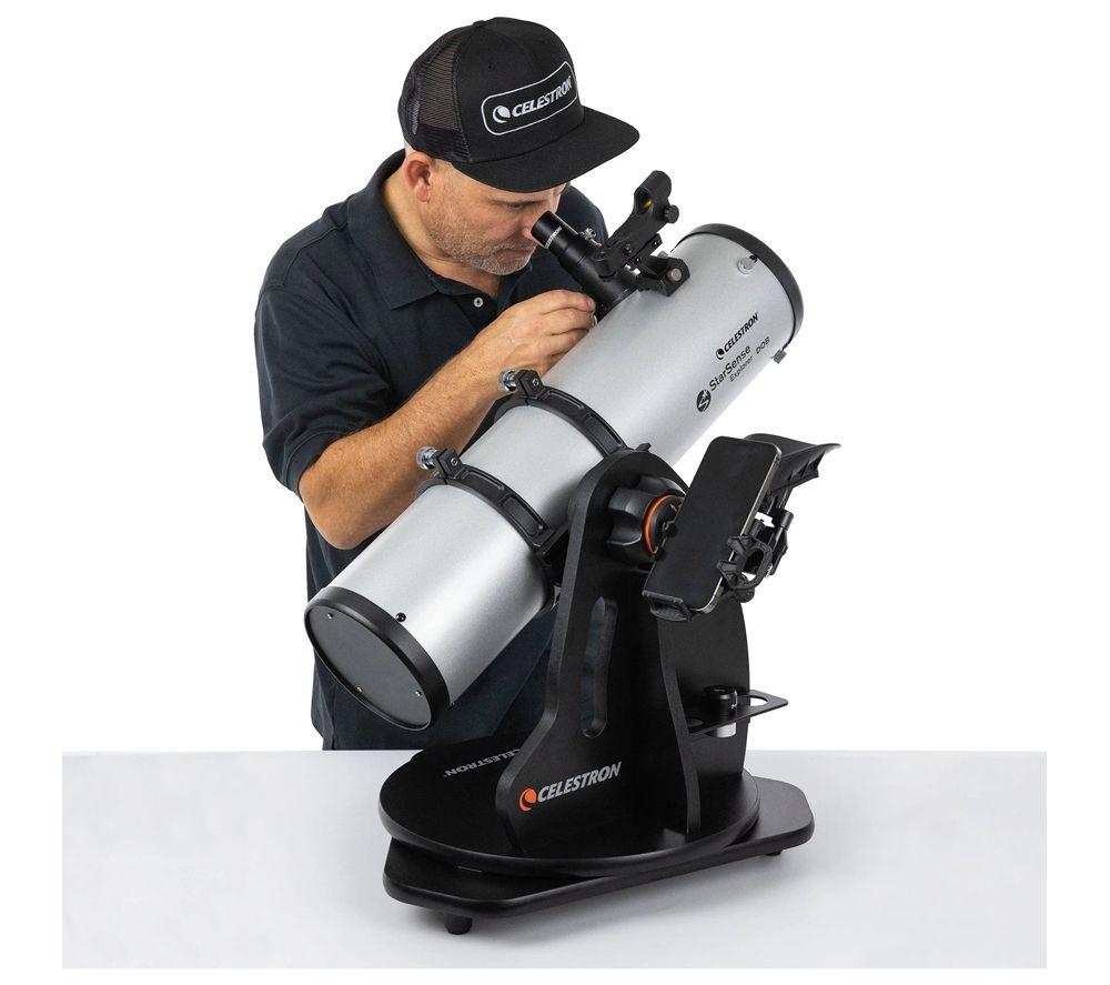 CELESTRON StarSense Explorer 22481-CGL 130AZ Tabletop Dobsonian Telescope - Silver image number 8 of 18