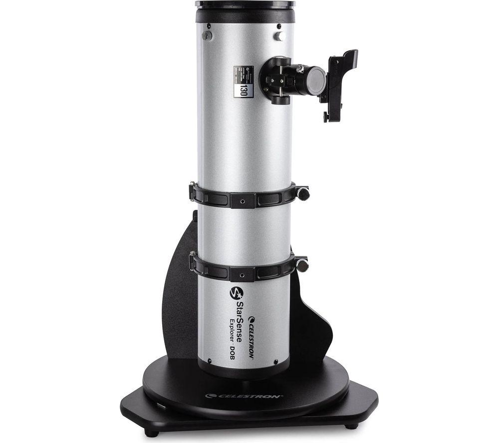 CELESTRON StarSense Explorer 22481-CGL 130AZ Tabletop Dobsonian Telescope - Silver image number 17 of 18