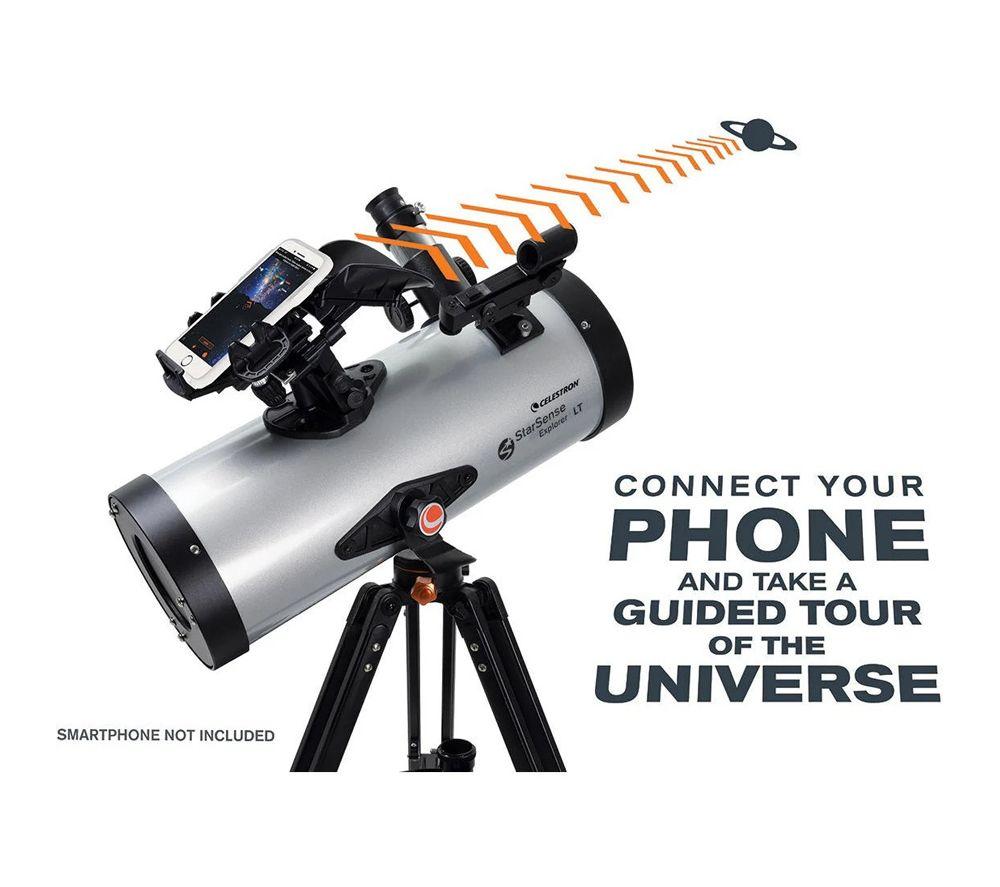 CELESTRON StarSense Explorer LT 127AZ Reflector Telescope - Silver image number 2 of 13