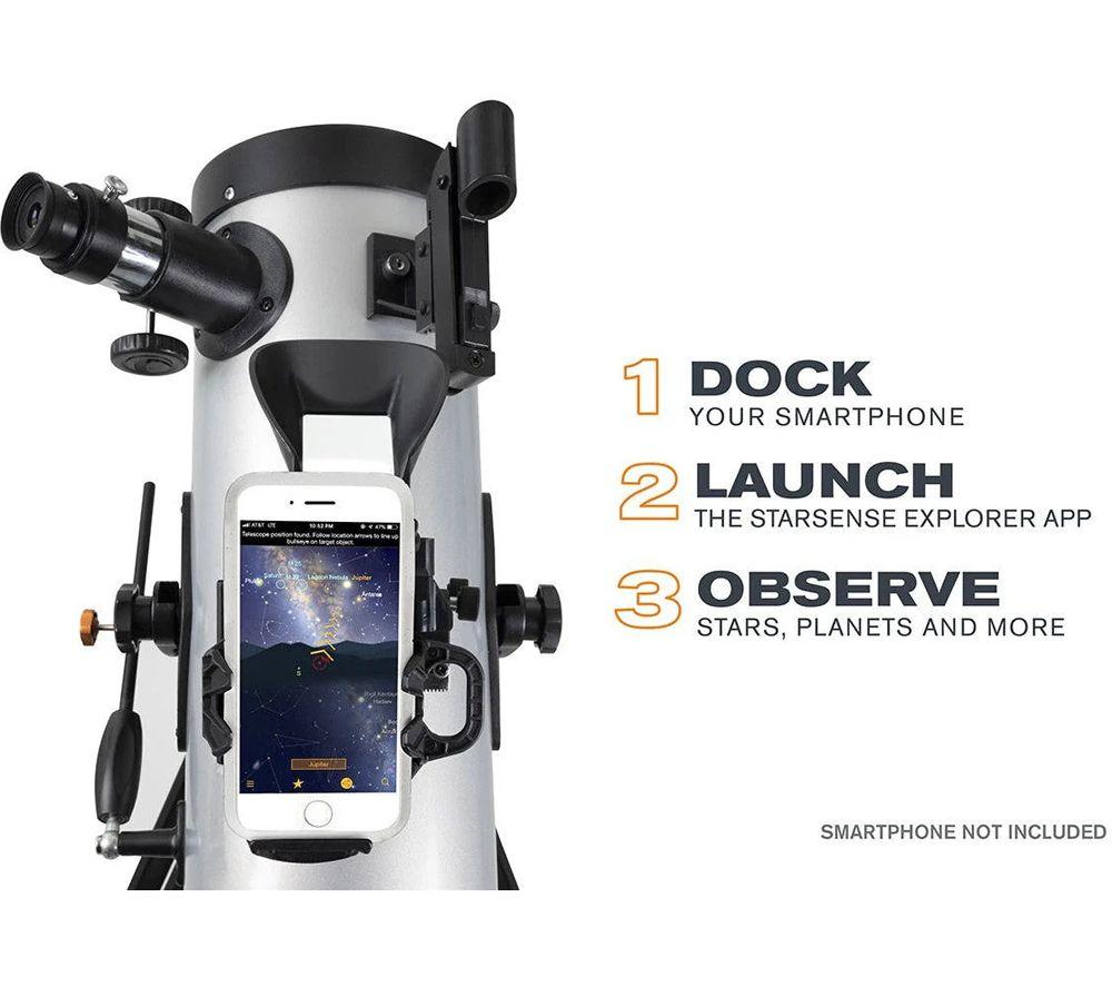 CELESTRON StarSense Explorer LT 127AZ Reflector Telescope - Silver image number 3 of 13