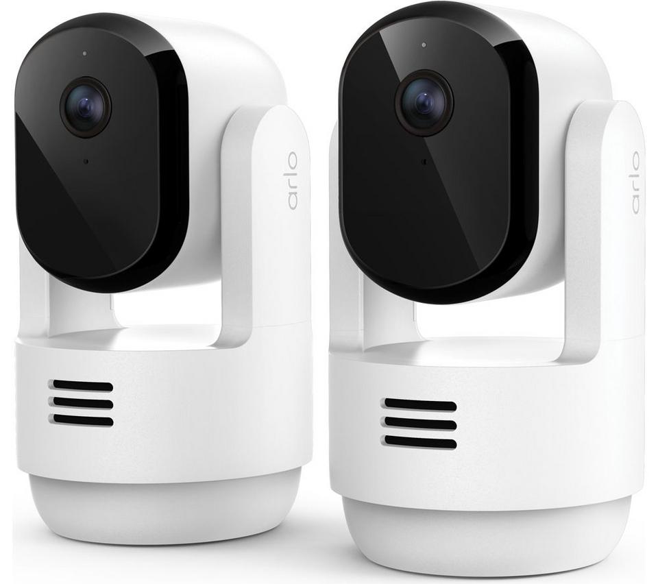 ARLO Essential 3 2K Quad HD WiFi Security Camera - 2 Cameras, White
