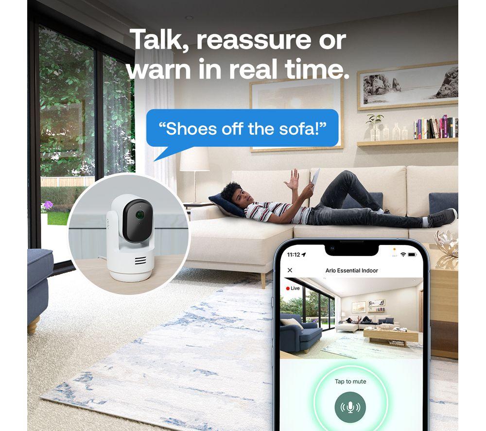 ARLO Essential 3 2K Quad HD WiFi Security Camera - 2 Cameras, White image number 6 of 7
