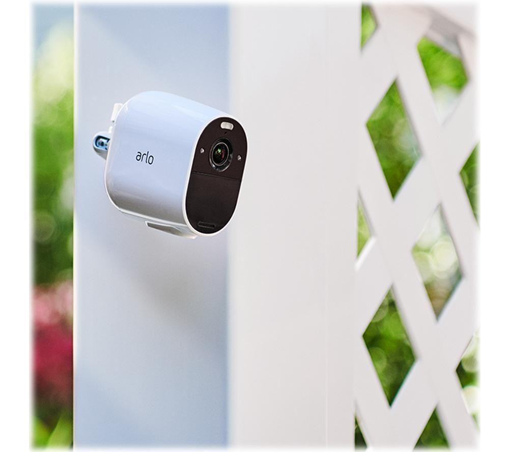 ARLO Essential 2K Quad HD WiFi Security Camera - 3 Cameras, White image number 4 of 8