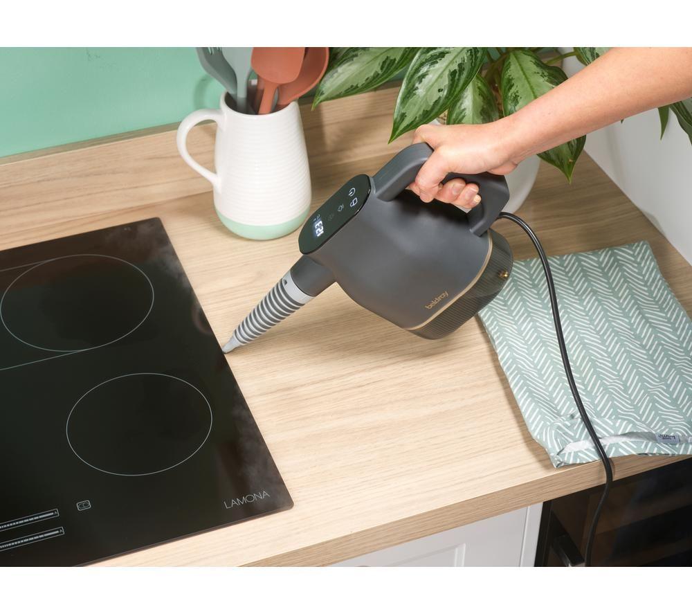 BELDRAY Speedsteam Digital Handheld Steam Cleaner - Grey image number 4 of 9