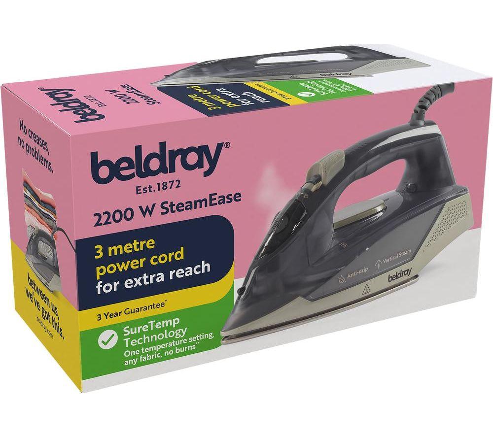 BELDRAY SteamEase BEL02192 Steam Iron - Grey image number 9 of 9