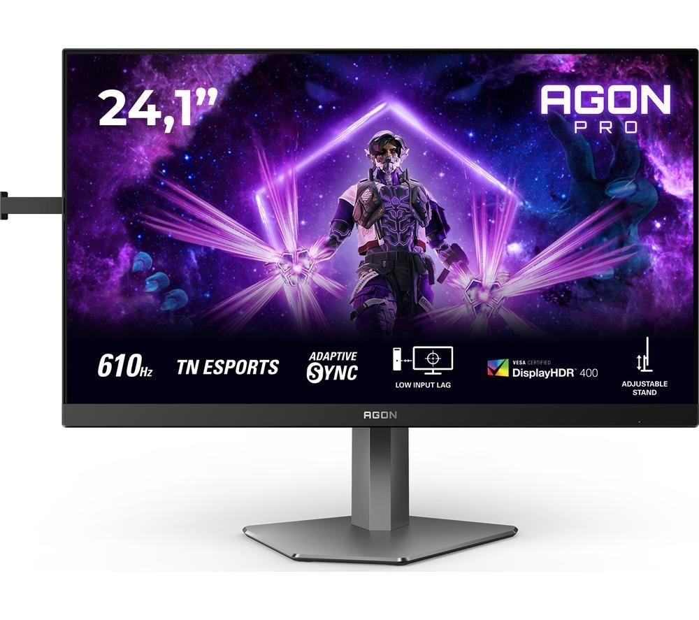 AOC AGON PRO AG246FK6 Full HD 24" E-TN WLED Gaming Monitor - Black, Black