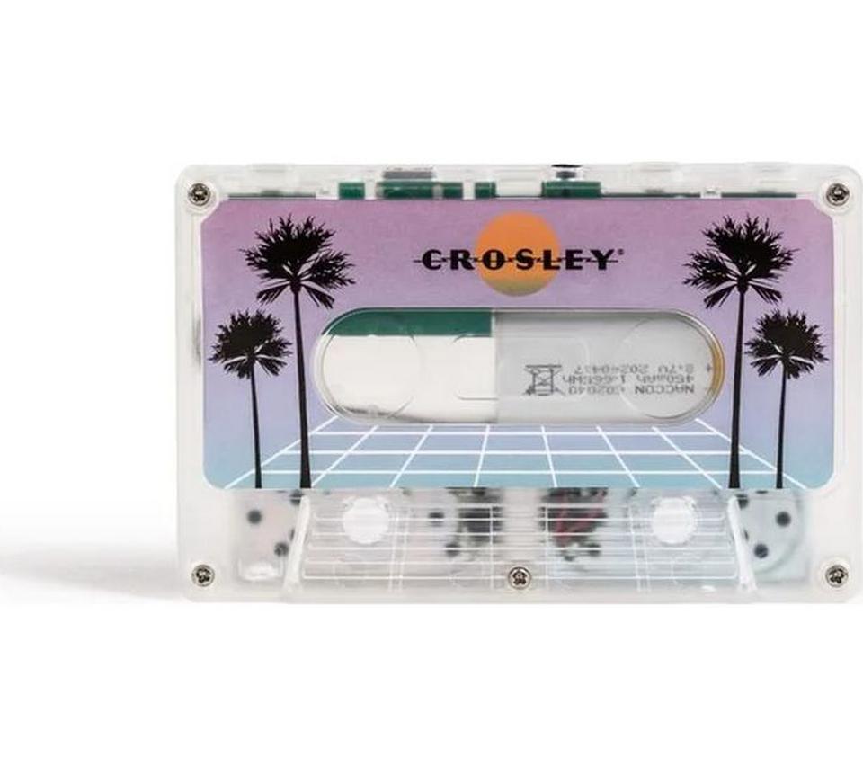 CROSLEY Cassette Tape CR3045A Portable Bluetooth Speaker - Vaporwave Translucent