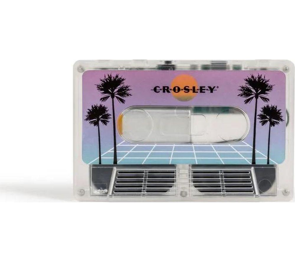 CROSLEY Cassette Tape CR3045A Portable Bluetooth Speaker - Vaporwave Translucent image number 2 of 7