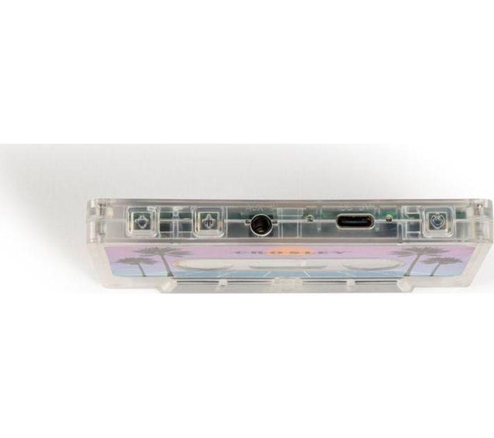CROSLEY Cassette Tape CR3045A Portable Bluetooth Speaker - Vaporwave Translucent image number 5 of 7