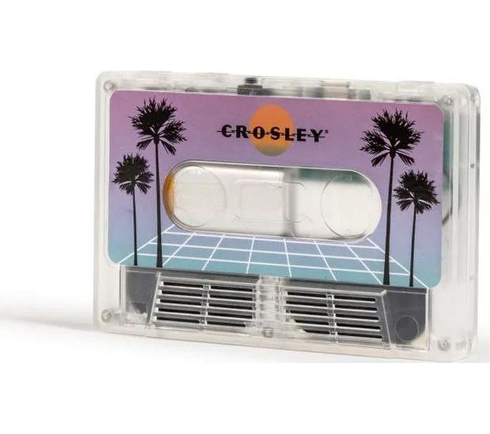 CROSLEY Cassette Tape CR3045A Portable Bluetooth Speaker - Vaporwave Translucent image number 6 of 7