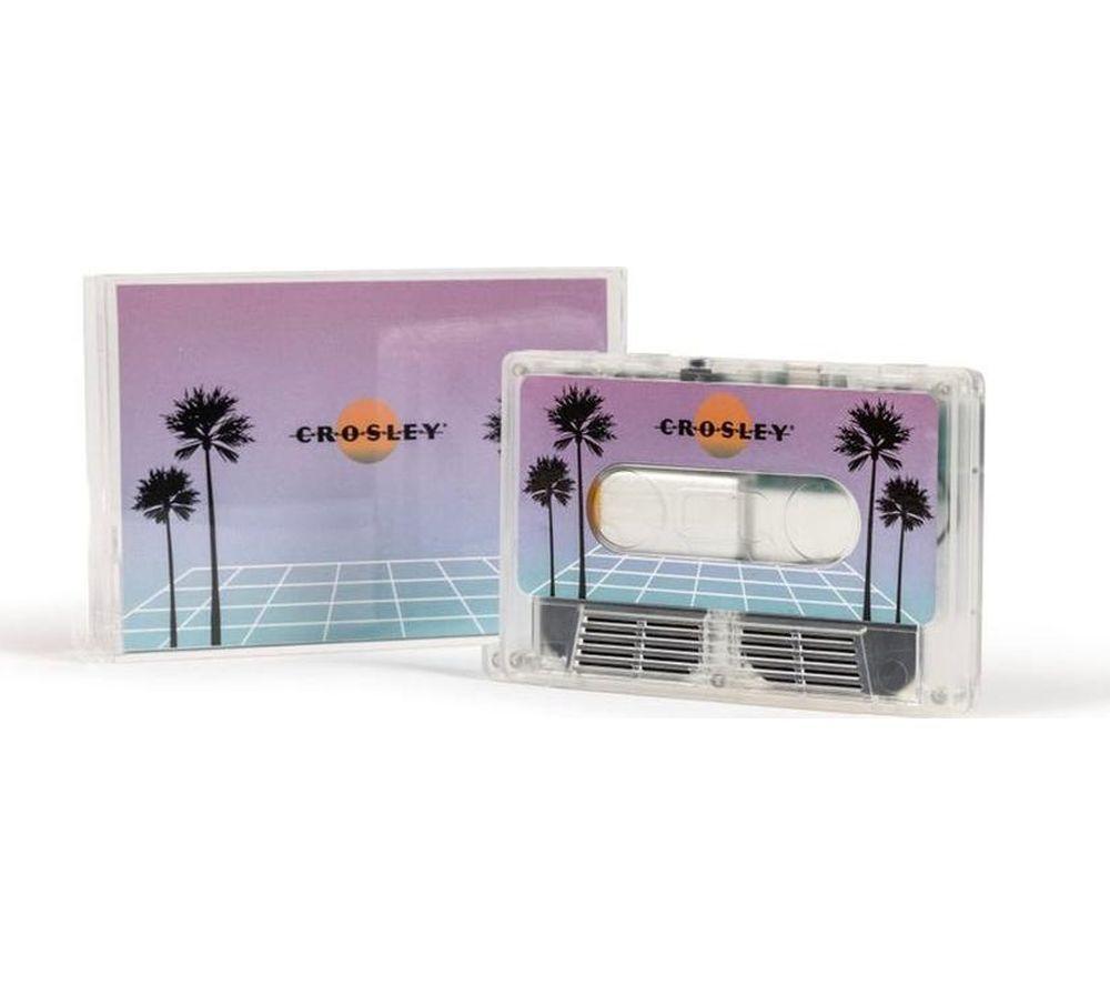 CROSLEY Cassette Tape CR3045A Portable Bluetooth Speaker - Vaporwave Translucent image number 7 of 7