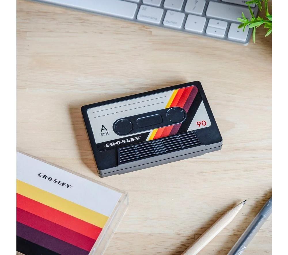 CROSLEY Cassette Tape CR3045A Portable Bluetooth Speaker - Classic Black image number 4 of 8