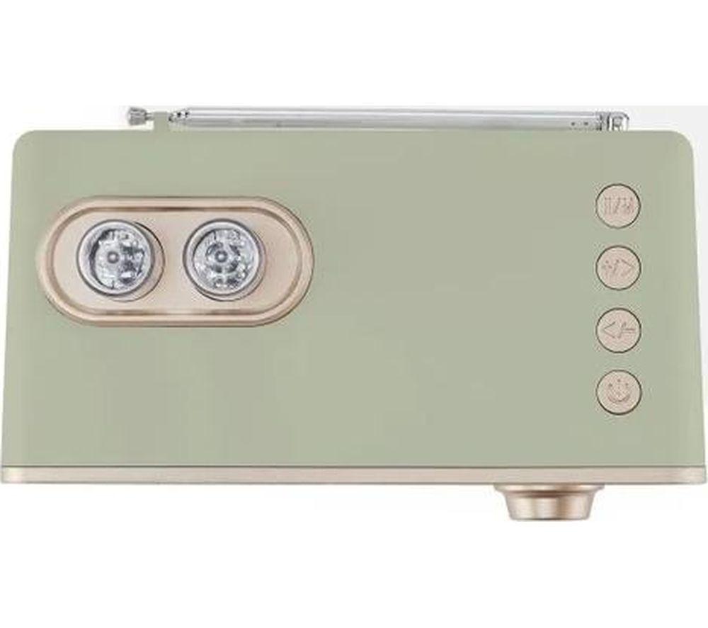 CROSLEY Milton CR3043A FM Retro Bluetooth Radio - Mint Green image number 4 of 6