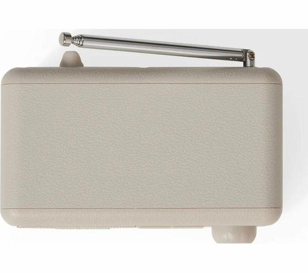 CROSLEY Cooper CR1121A Portable FM Bluetooth Radio - Pebble image number 4 of 6