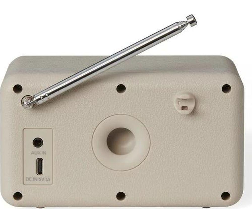 CROSLEY Cooper CR1121A Portable FM Bluetooth Radio - Pebble image number 5 of 6