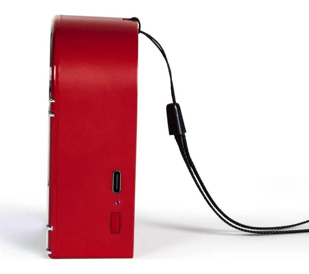 CROSLEY Mini Jukebox Portable Bluetooth Speaker - Red image number 3 of 9