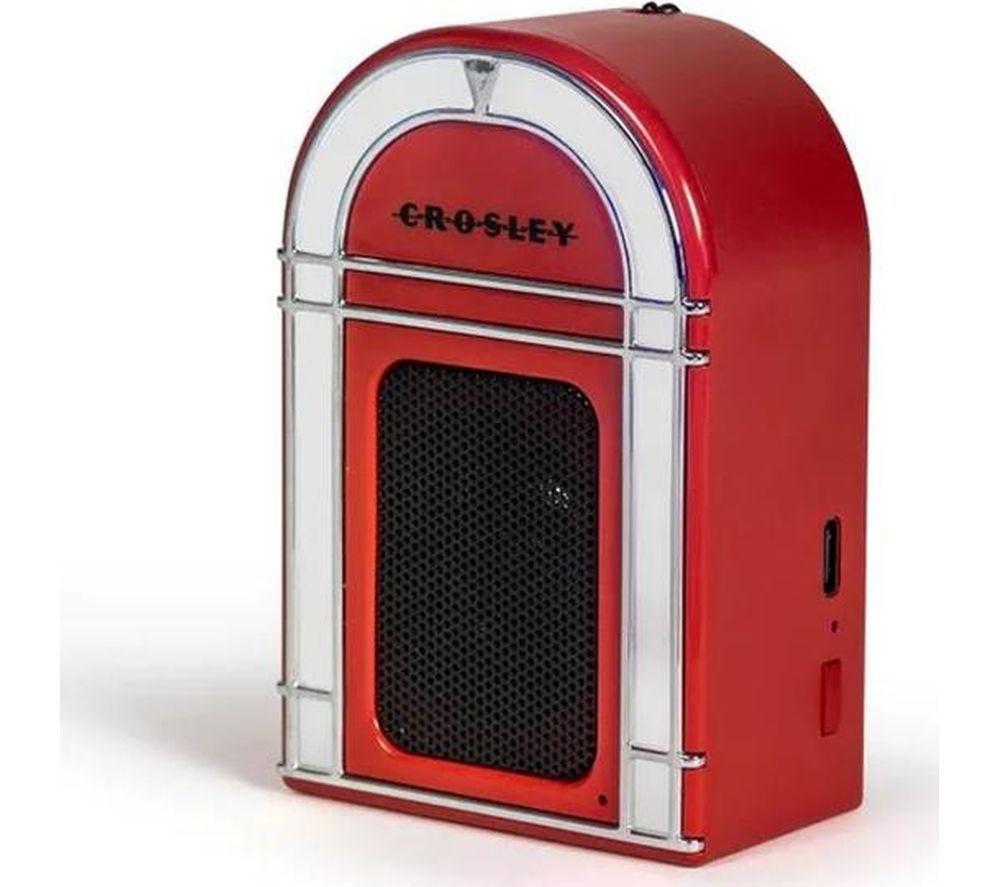 CROSLEY Mini Jukebox Portable Bluetooth Speaker - Red image number 4 of 9