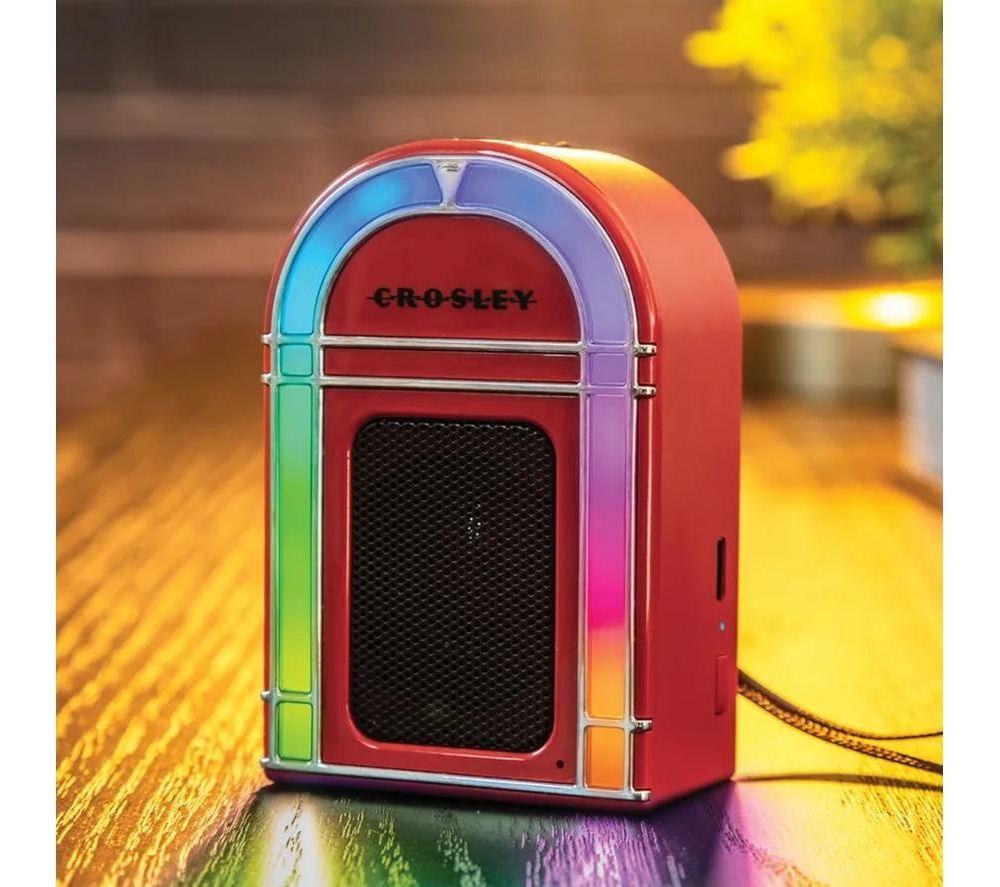 CROSLEY Mini Jukebox Portable Bluetooth Speaker - Red image number 7 of 9