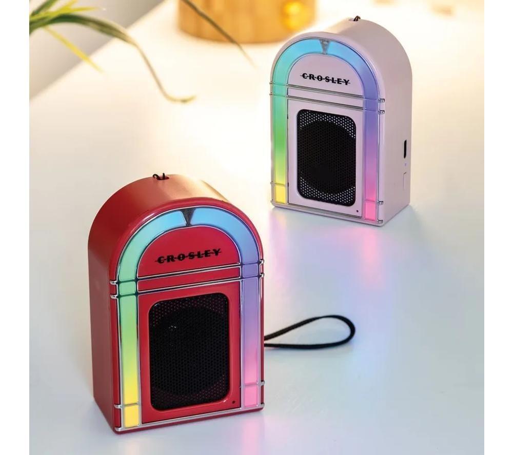 CROSLEY Mini Jukebox Portable Bluetooth Speaker - Red image number 8 of 9