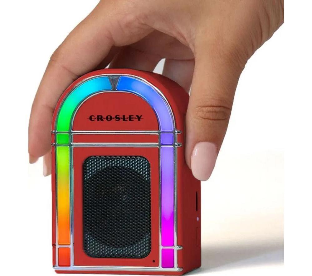 CROSLEY Mini Jukebox Portable Bluetooth Speaker - Red image number 9 of 9