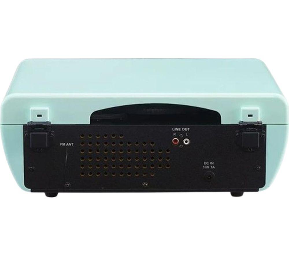 CROSLEY Powel 7-in-1 Music Centre - Aqua Blue image number 3 of 9