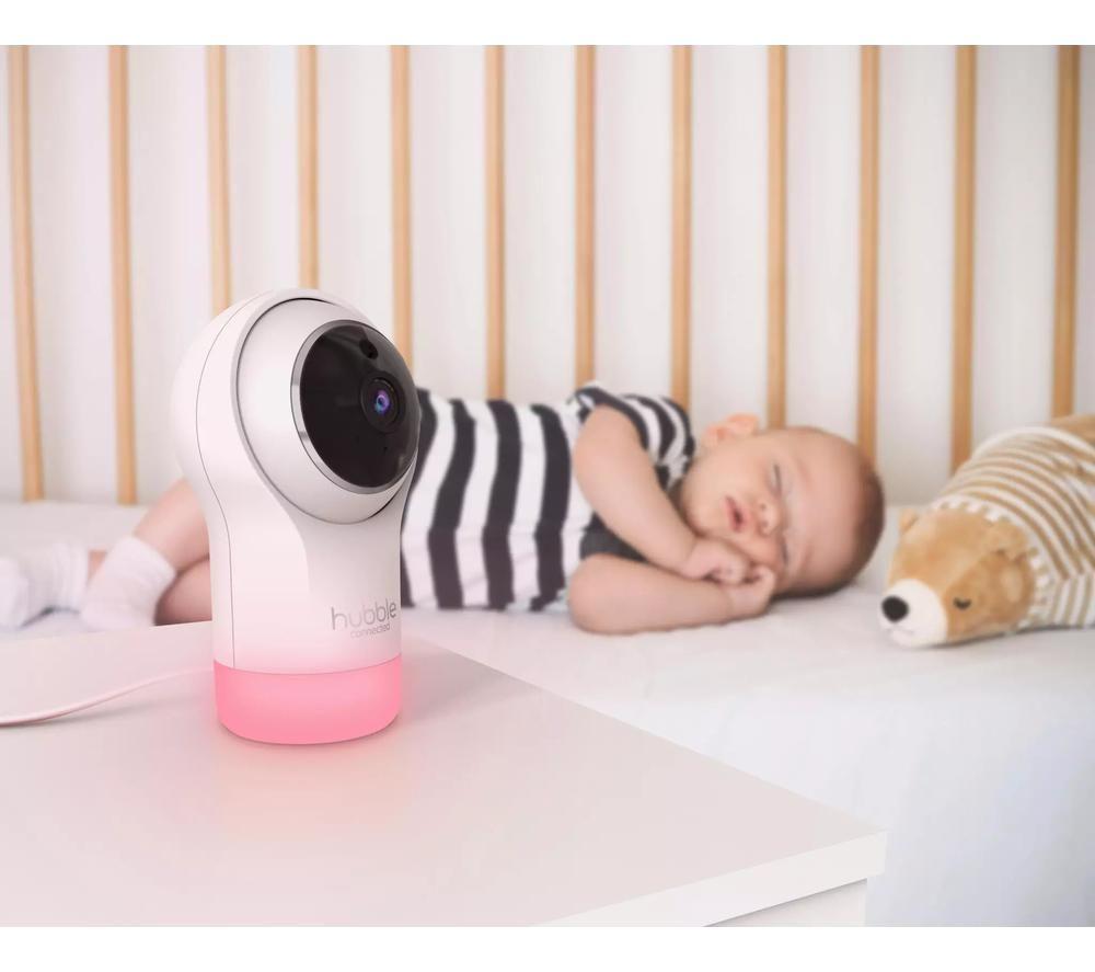 HUBBLE Nursery Pal Glow Smart Baby Monitoring Camera - White image number 3 of 6