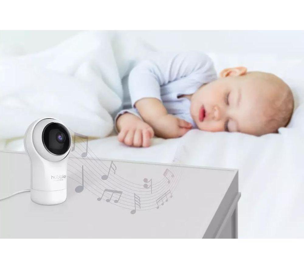 HUBBLE Nursery Pal Glow Smart Baby Monitoring Camera - White image number 5 of 6