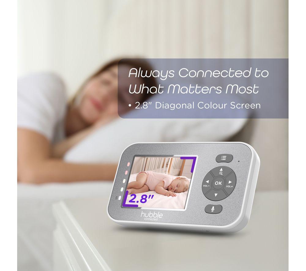 HUBBLE Nursery Explore 2.8&rdquo; Smart Baby Monitor - White image number 7 of 8