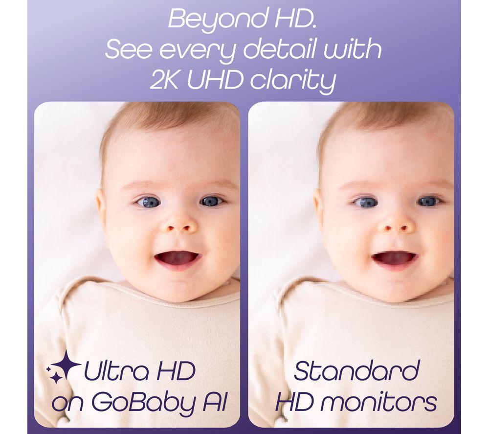 HUBBLE GoBaby 5" Smart Portable Baby Monitor - White image number 6 of 12