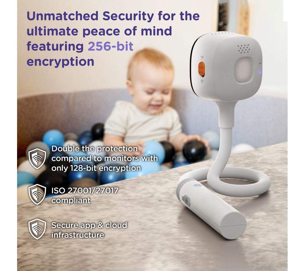 HUBBLE GoBaby 5" Smart Portable Baby Monitor - White image number 12 of 12