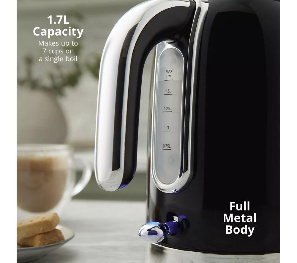 SWAN Solace 2-Slice Toaster & Cordless Jug Kettle Bundle - Black image number 2 of 8