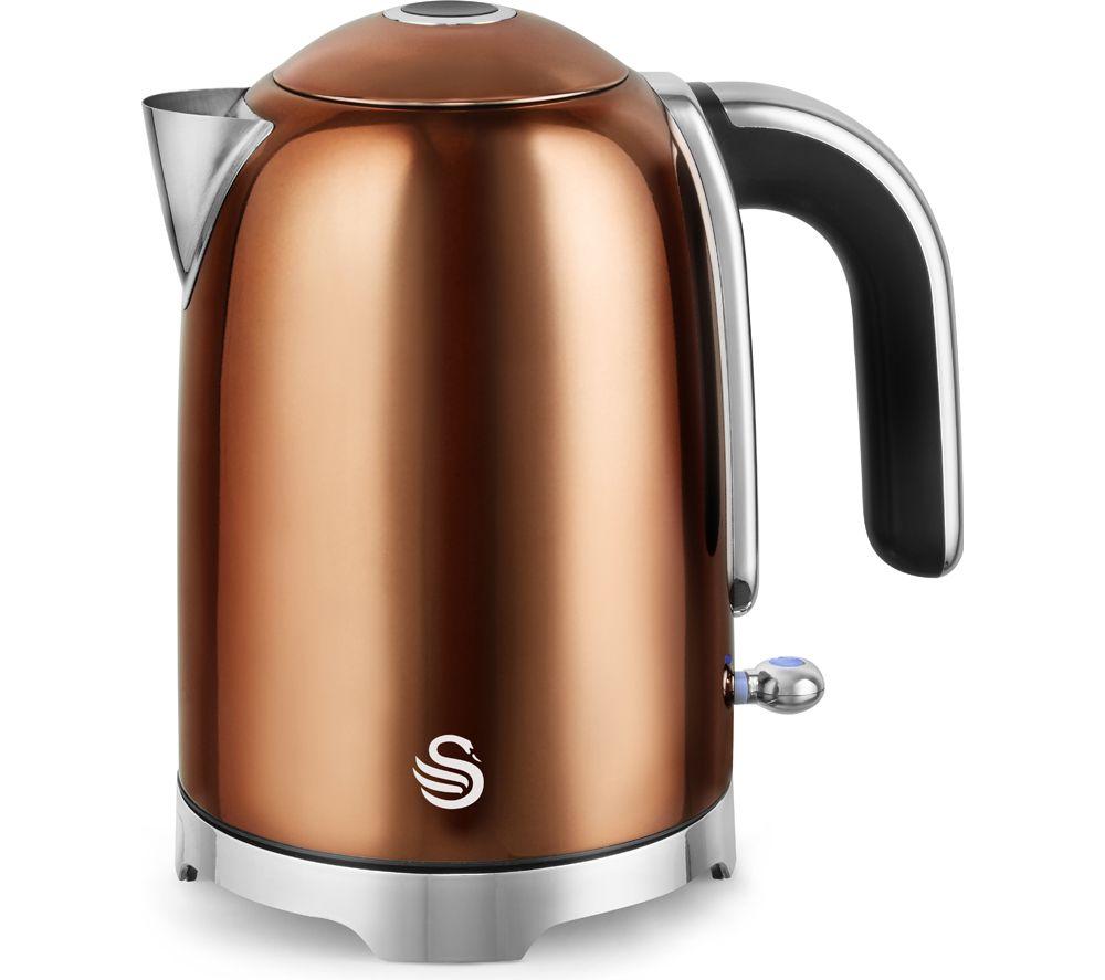 SWAN Solace 2-Slice Toaster & Cordless Jug Kettle Bundle - Copper image number 2 of 9