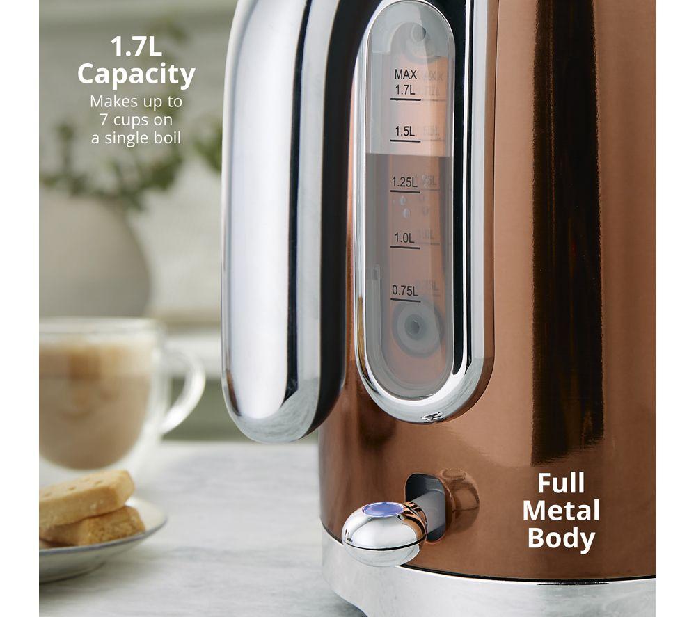 SWAN Solace 2-Slice Toaster & Cordless Jug Kettle Bundle - Copper image number 5 of 9