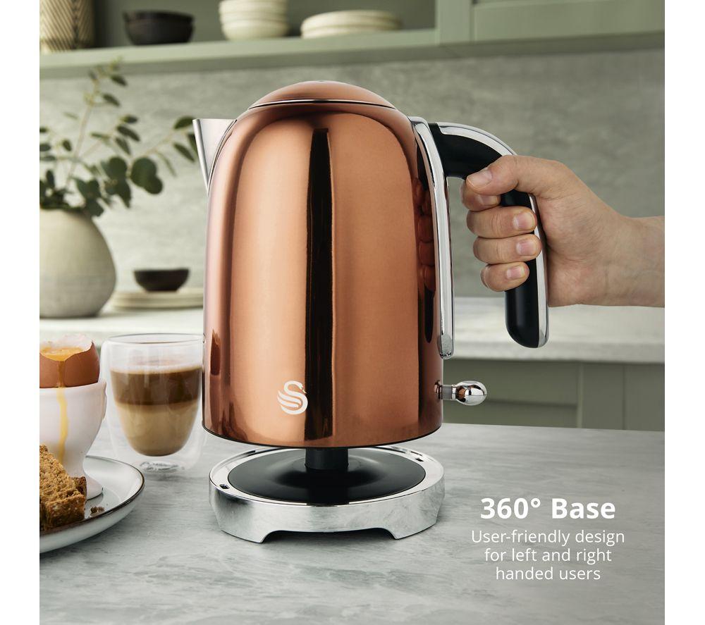 SWAN Solace 2-Slice Toaster & Cordless Jug Kettle Bundle - Copper image number 7 of 9