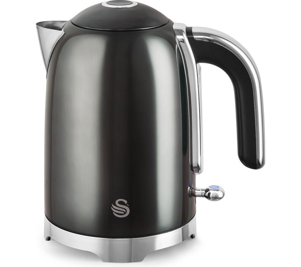 SWAN Solace 2-Slice Toaster & Cordless Jug Kettle Bundle - Graphite image number 2 of 9