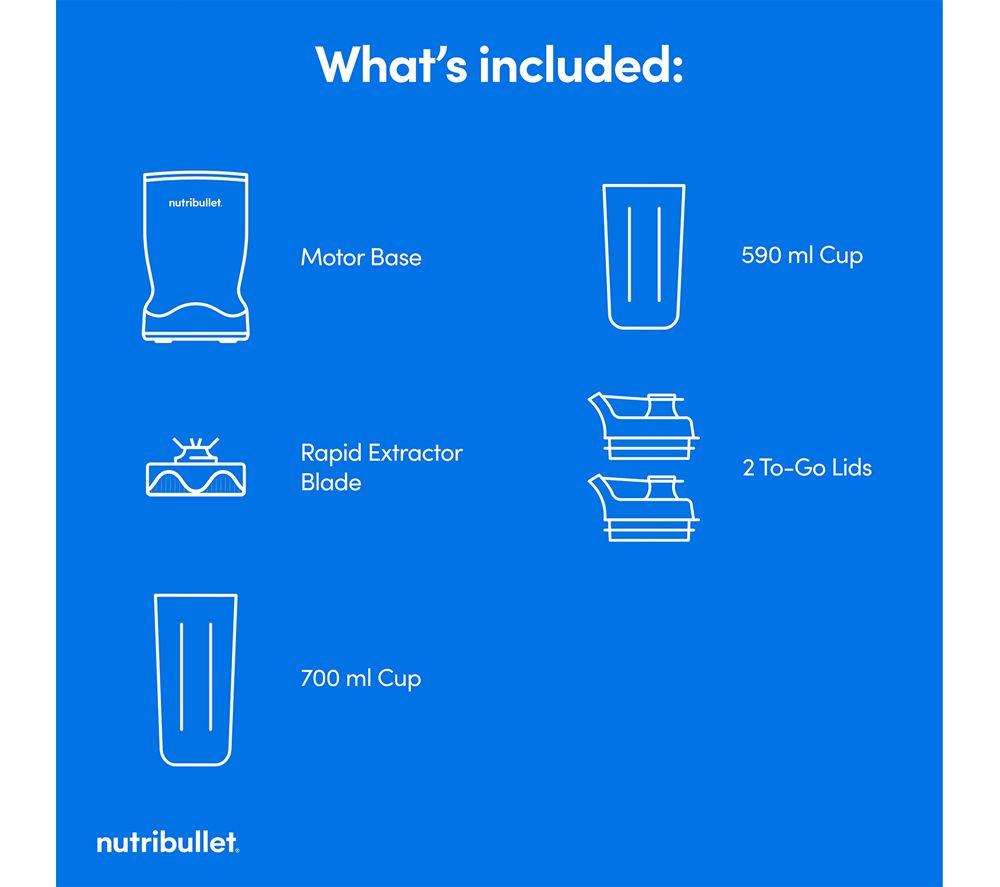 NUTRIBULLET Turbo Blender - Black image number 12 of 13