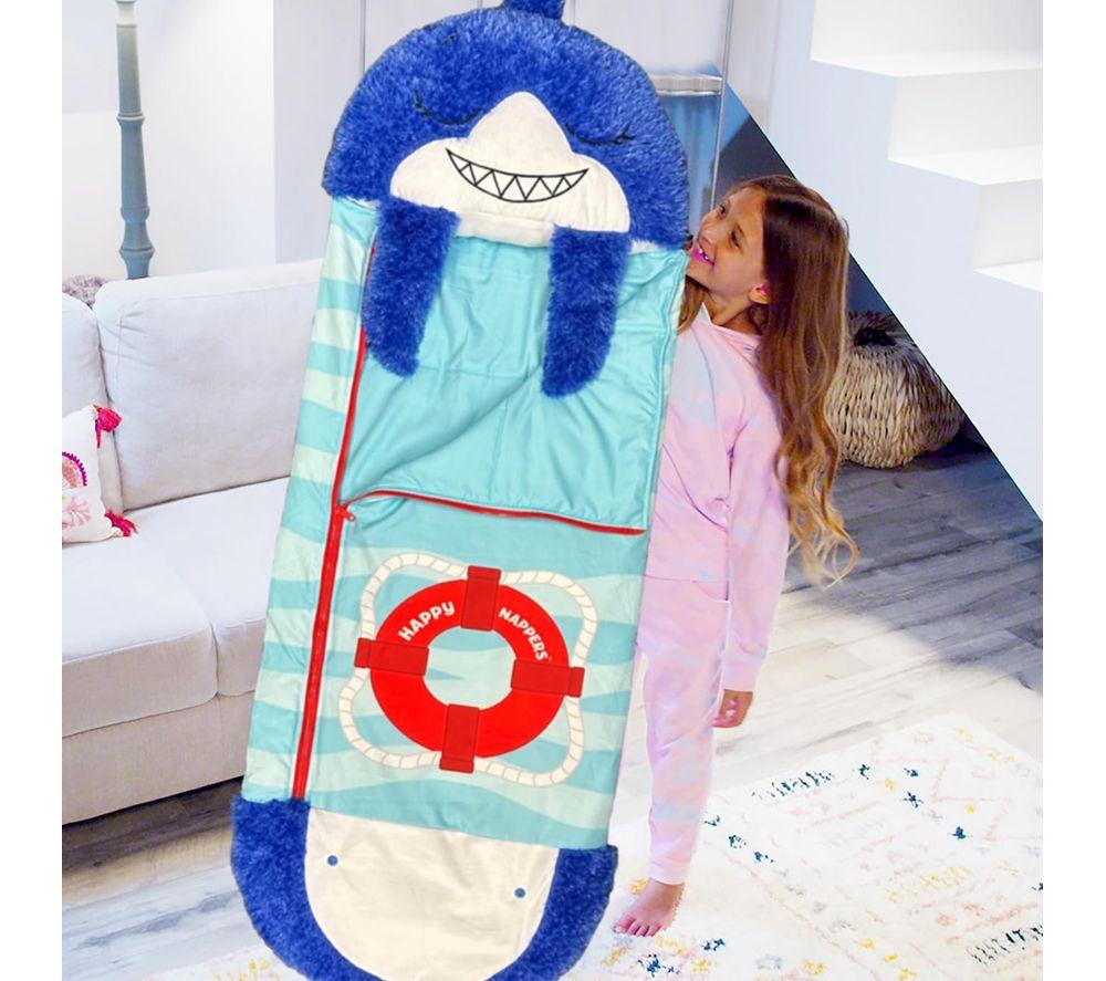 HAPPY NAPPERS Shark 2-in-1 Plush Toy & Sleeping Bag &ndash; Large image number 2 of 3