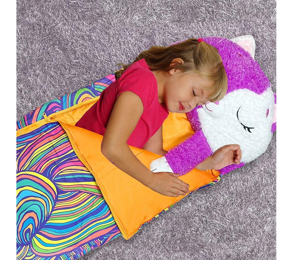 HAPPY NAPPERS Cat 2-in-1 Plush Toy & Sleeping Bag &ndash; Medium image number 2 of 4