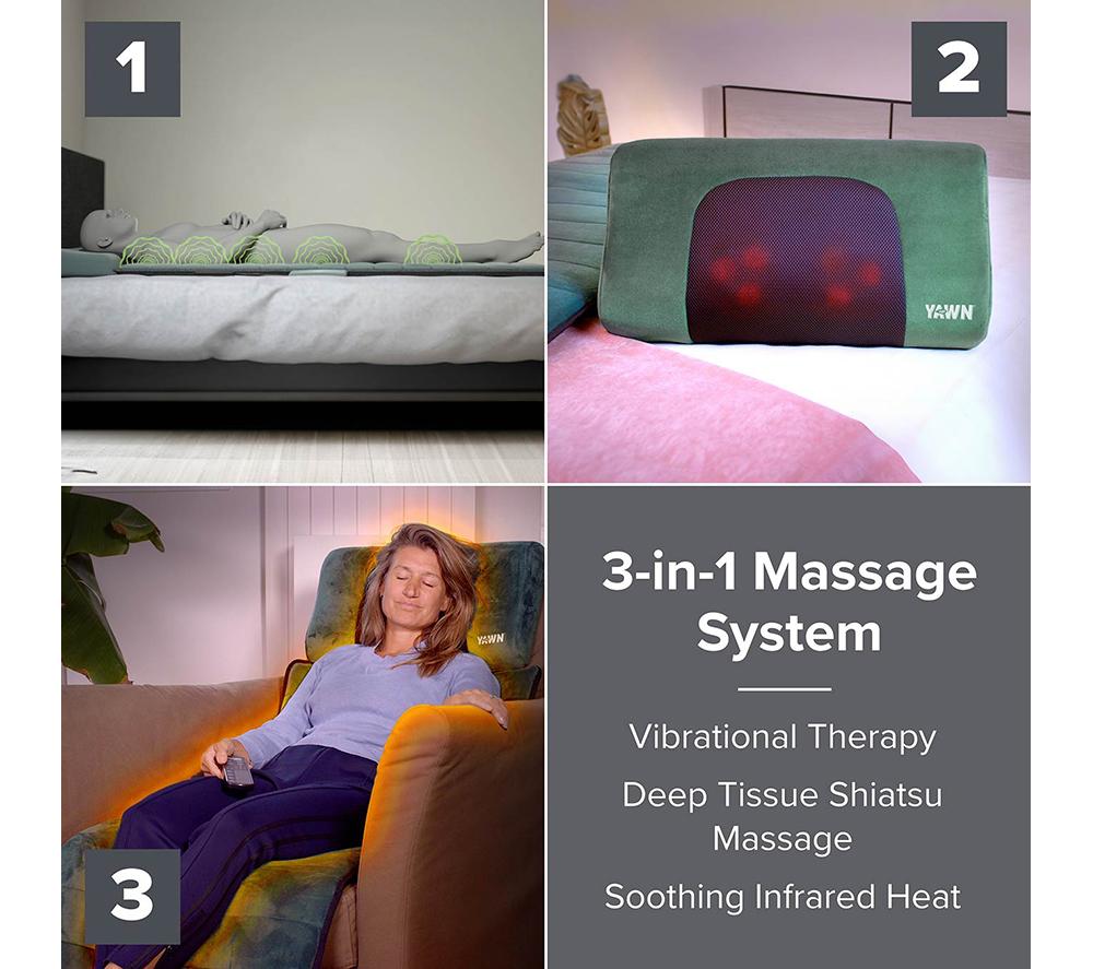 YAWN Air eZwell Remedy V2 Shiatsu Body Massager Mattress - Green image number 17 of 17
