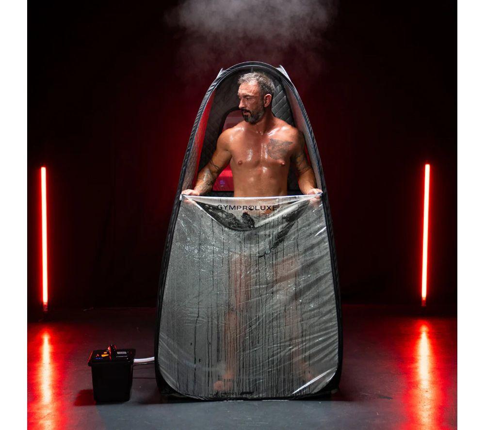 GYMPROLUXE Tropical Sauna Pod - Black & Transparent image number 6 of 7
