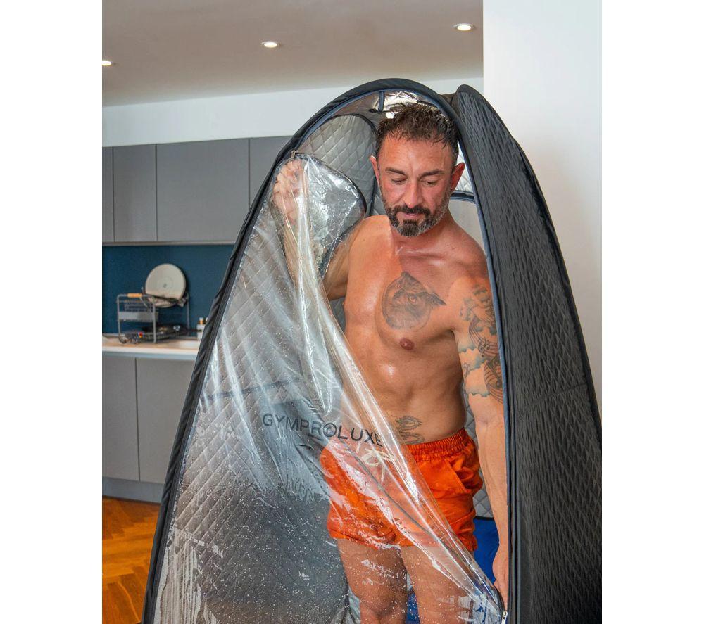 GYMPROLUXE Tropical Sauna Pod - Black & Transparent image number 7 of 7