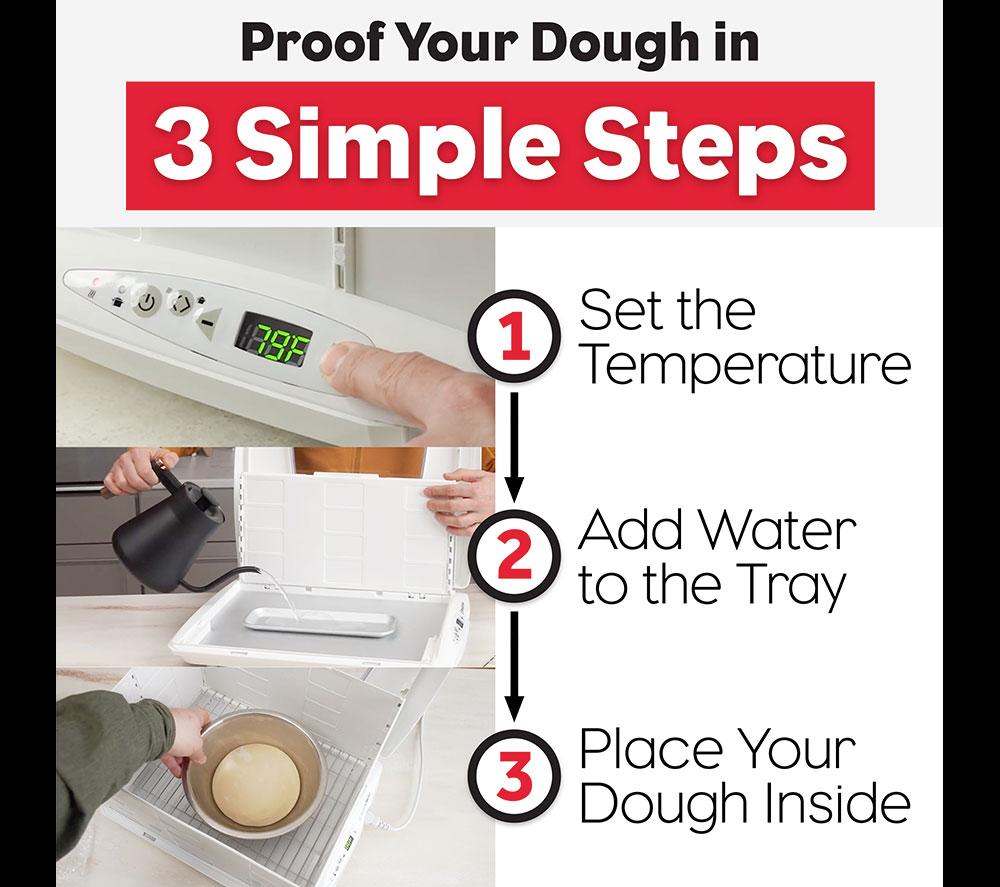 BROD & TAYLOR FP-205 Folding Proofer & Slow Cooker - White image number 3 of 8