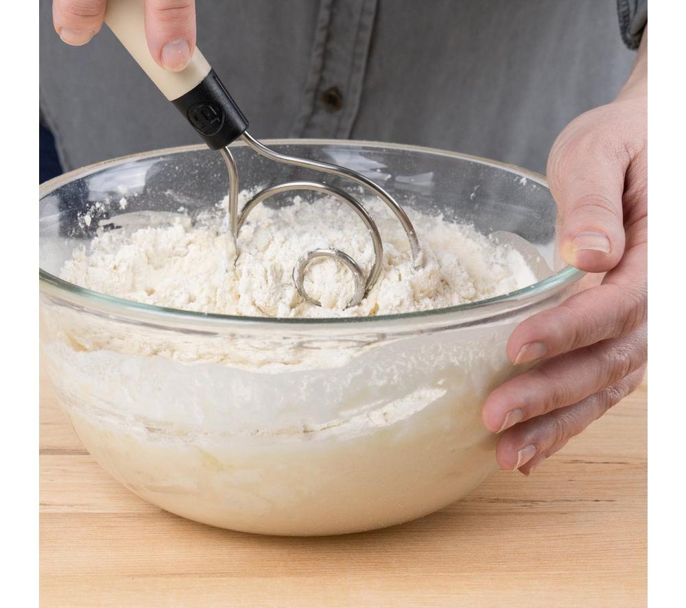 BROD & TAYLOR HK-100 Dough Whisk - Brown & Silver image number 4 of 8