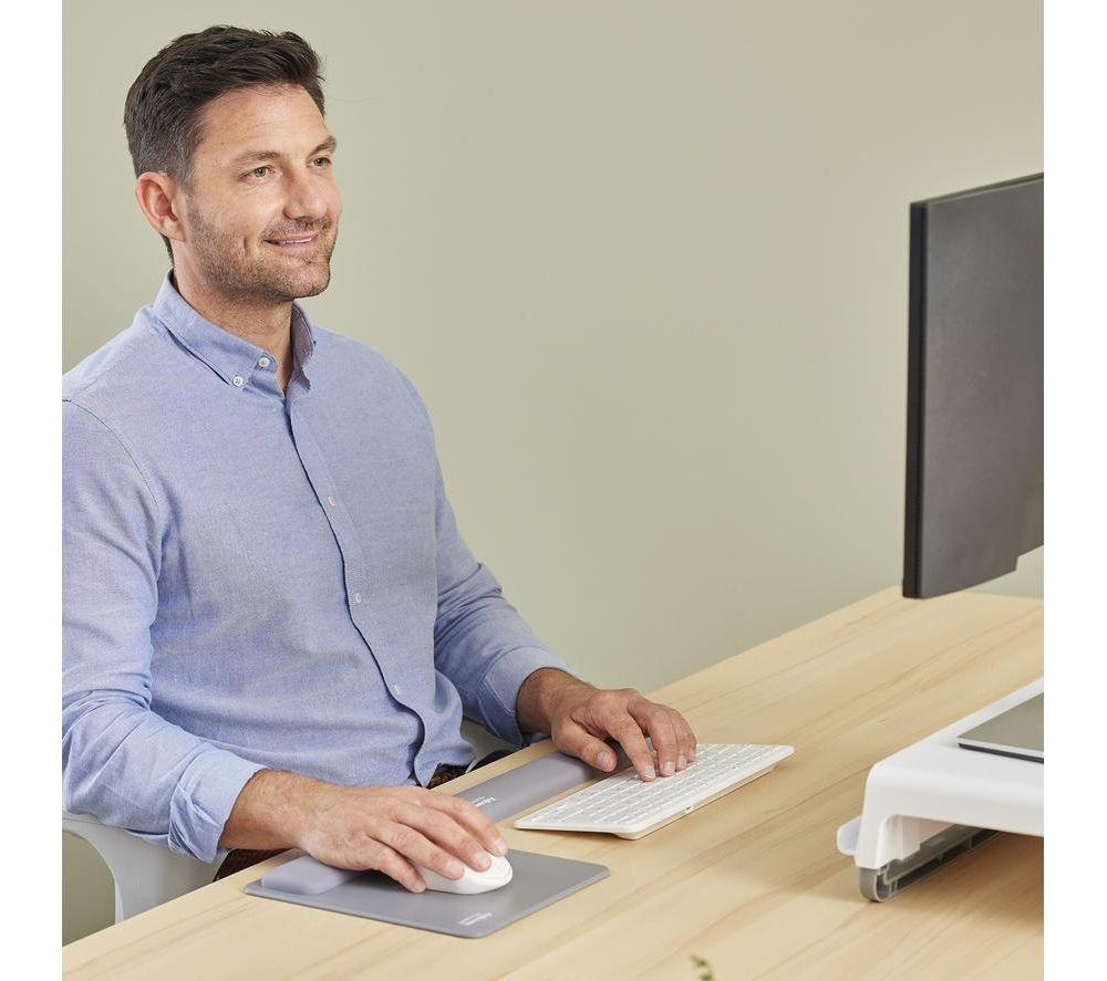 FELLOWES Breyta Mouse Mat - Grey image number 2 of 7