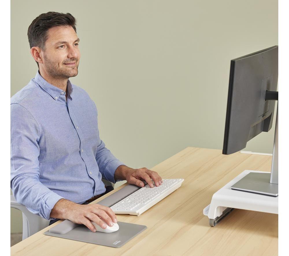 FELLOWES Breyta Mouse Mat - Grey, XL image number 2 of 9