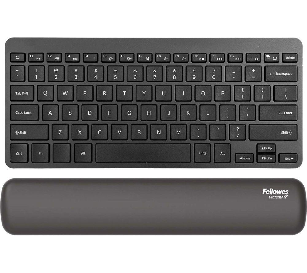 FELLOWES Breyta Silicone Keyboard Wrist Rest - Black image number 3 of 5