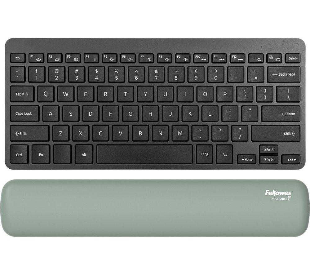 FELLOWES Breyta Silicone Keyboard Wrist Rest - Sage image number 3 of 5