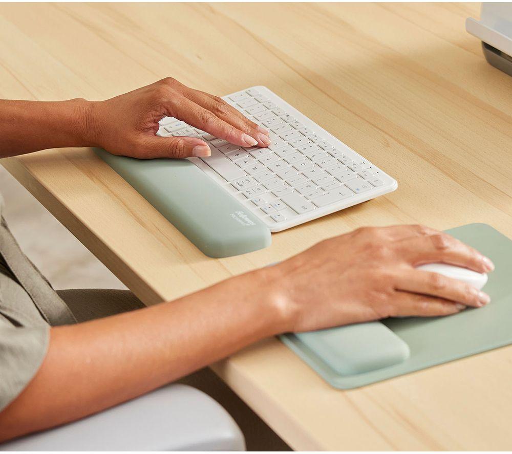 FELLOWES Breyta Silicone Keyboard Wrist Rest - Sage image number 4 of 5
