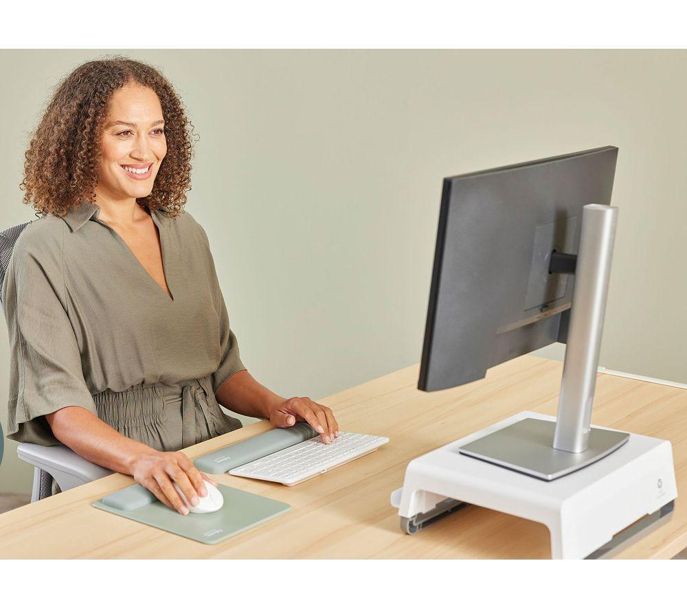 FELLOWES Breyta Silicone Keyboard Wrist Rest - Sage image number 5 of 5